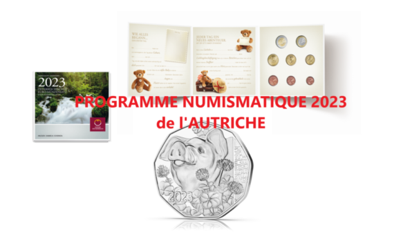 Programme numismatique 2023 de l’Autriche