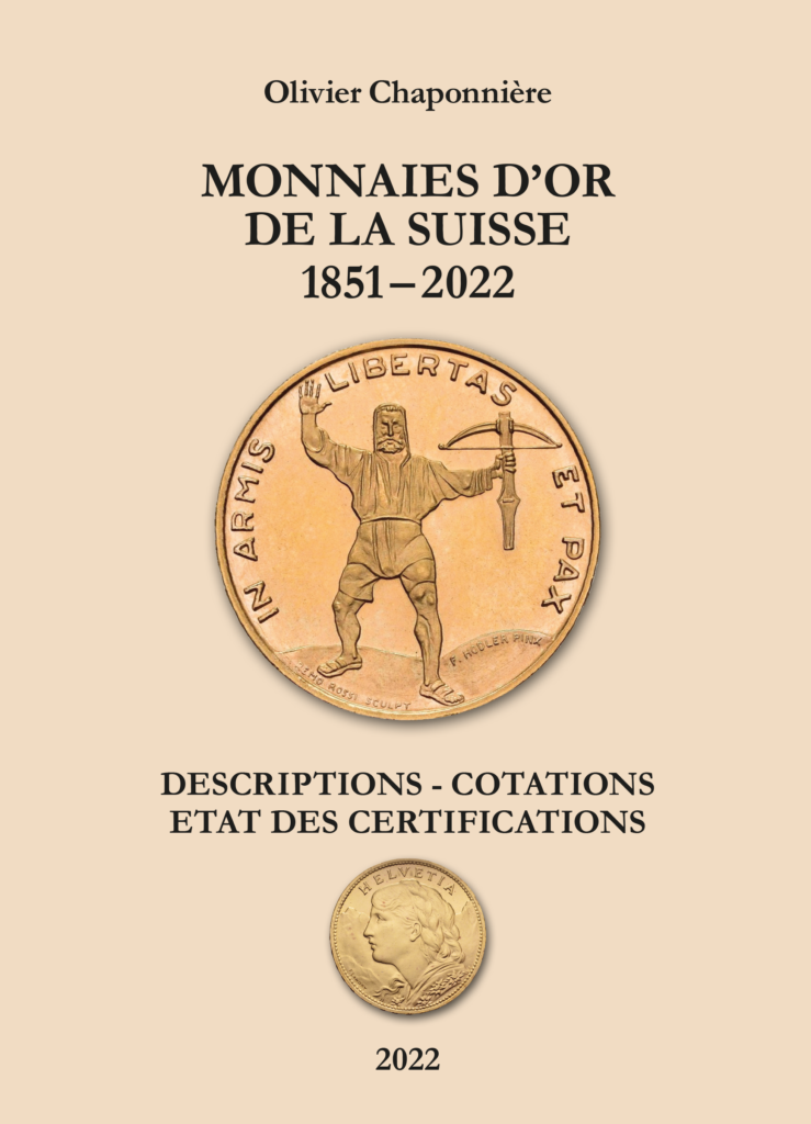 Les Monnaies d'or de la Suisse 1851-2022
