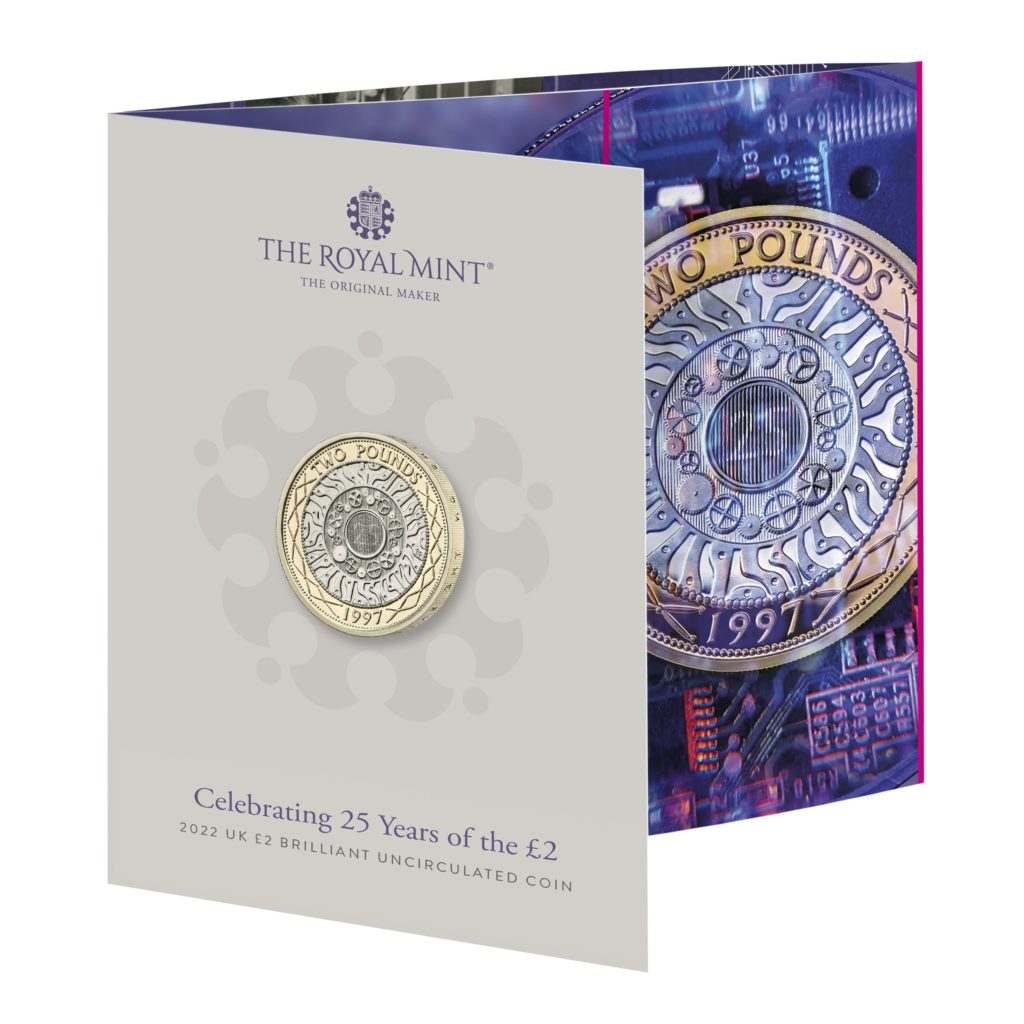Royal Mint celebrates 25th anniversary of bi-metallic £2 coin