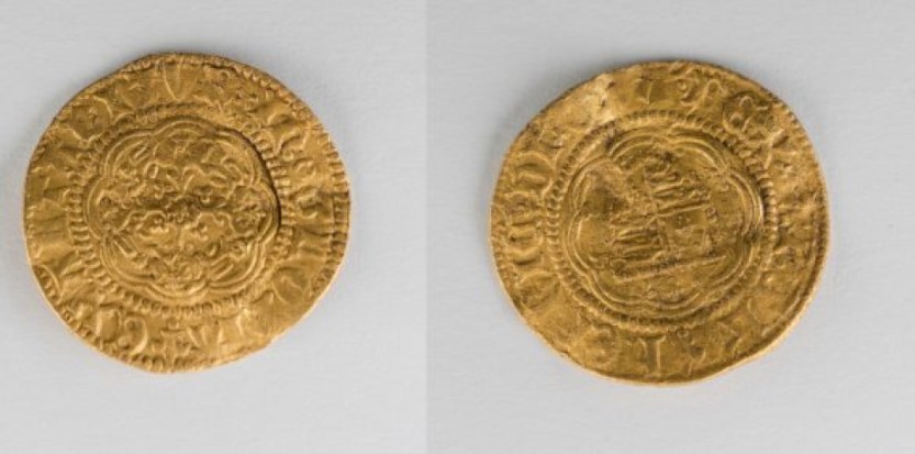 A hoard discovered in Newfoundland - Henry VI gold quarter noble