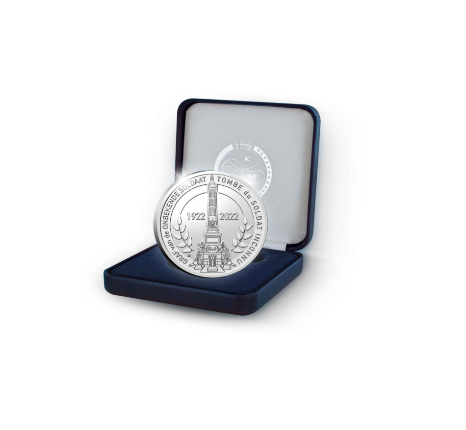 2022 €10 Belgian silver coin – 100 years of the unknown soldier’s monument