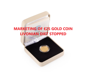 2022 estonian gold coin: 600th anniversary of livonian Diet