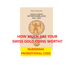 GOLD COINS FROM SWITZERLAND 1851-2022