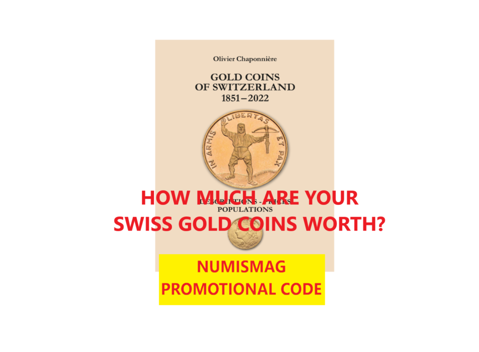 GOLD COINS FROM SWITZERLAND 1851-2022