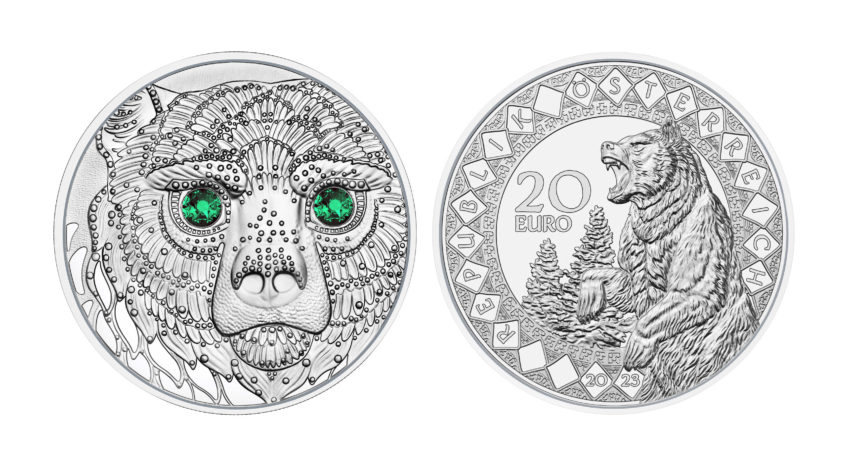 20 euro silver coin “America – The Healing Power of the Bear”