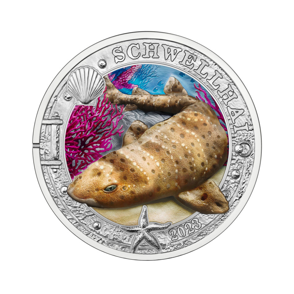 2023 3 Euro Swell Shark from Austrian Mint