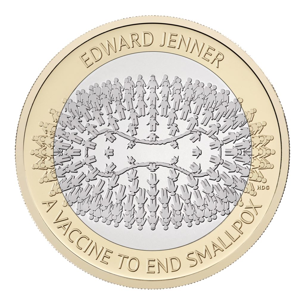 La Royal Mint célèbre en 2023Edward Jenner avec une pièce de 2£
