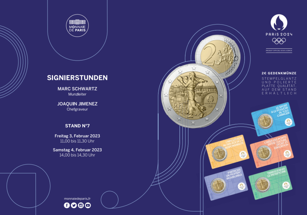 2024 PARIS OLYMPICS - 2023 coins minted by Monnaie de PARIS