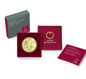 €50 gold coin dedicated to the painter Tina BLAU – Austria’s Unsung Heroines