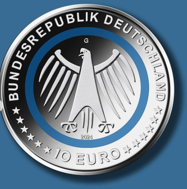 2024 €10 German polymer coin - german Federal Police