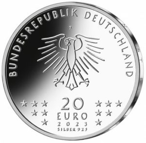 20€ argent BERTOLT BRECHT 2023 - 125 ans de sa naissance