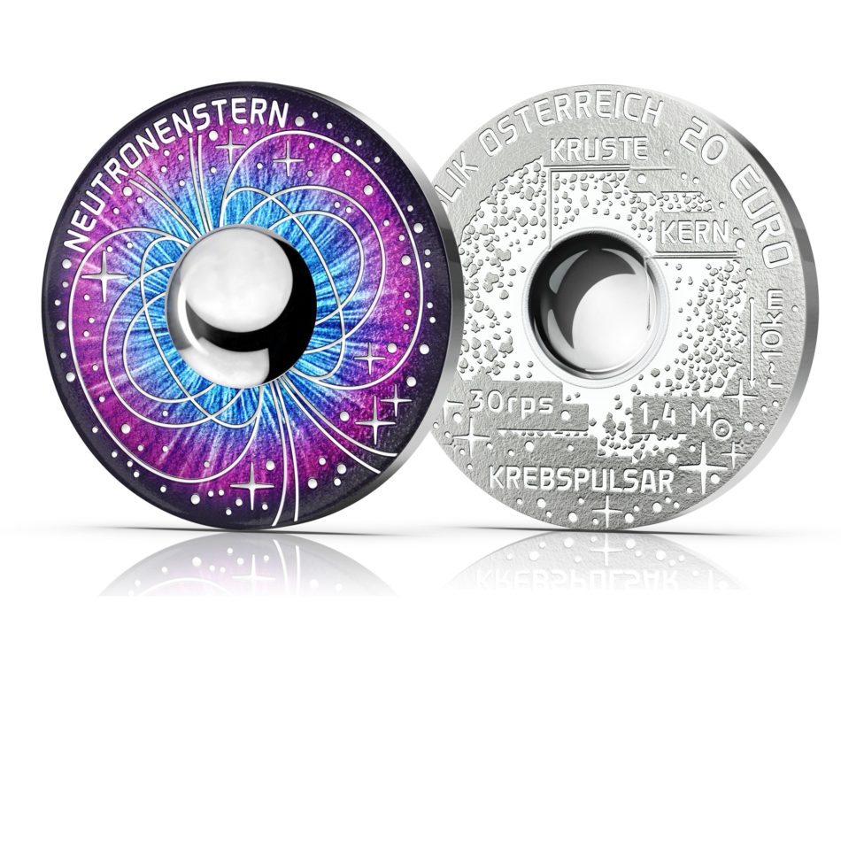 2023 silver austrian coin Neutron Star