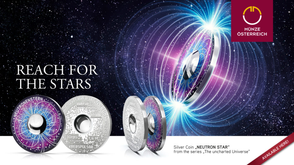 2023 silver austrian coin Neutron Star