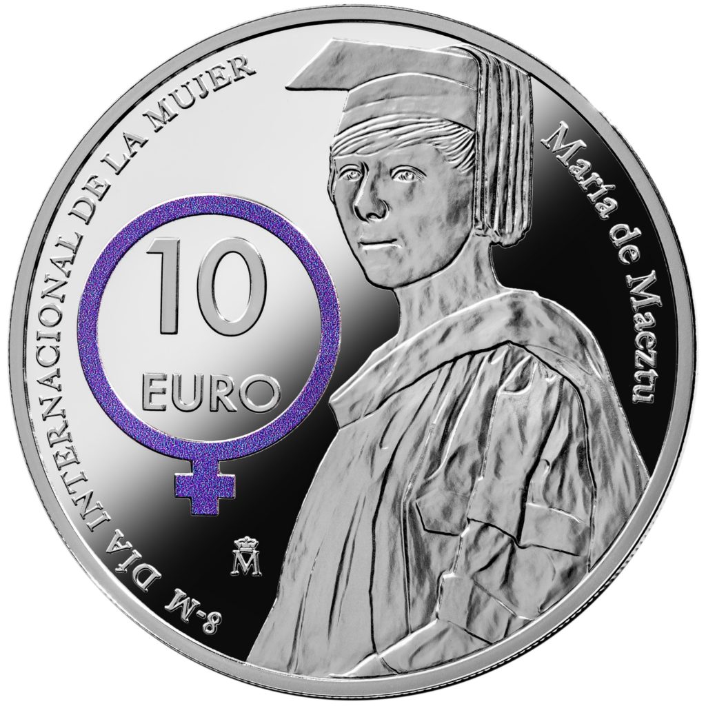 2023 €10 Spanish Silver Women's Day - María de Maeztu