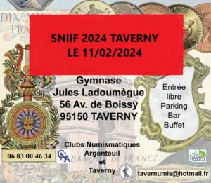 Salon Numismatique International d'Ile de France (SNIIF) 2024
