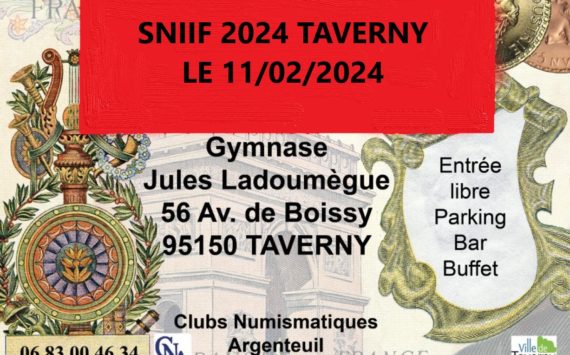 Salon Numismatique International d’Ile de France (SNIIF) 2024