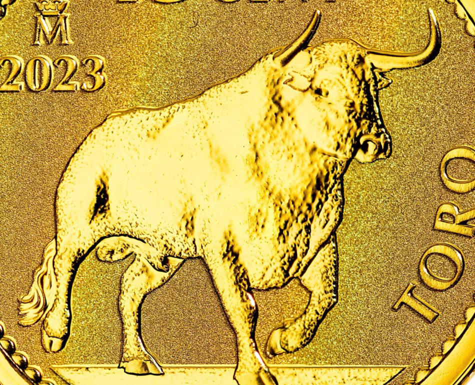 2023 spanish Bullion gold coin dedicated to the Bull