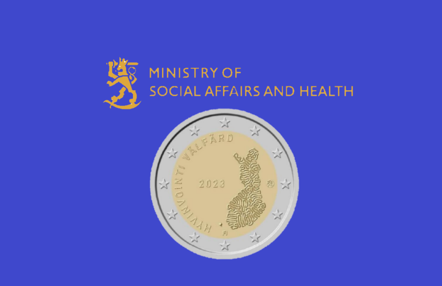 2€ 2023 finlandaise dédiée aux services sociaux et de santé