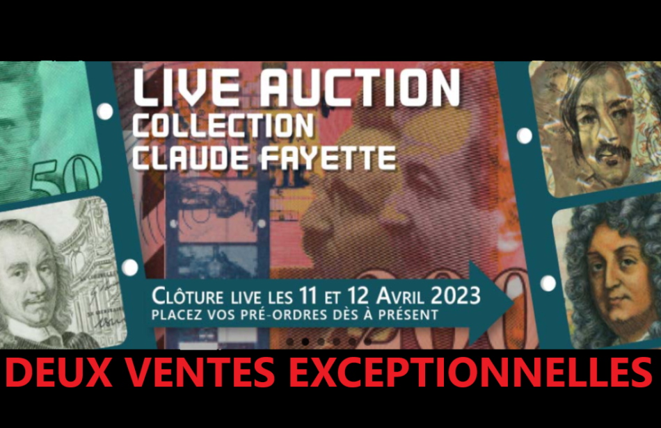 Double vente CGB - collection Claude FAYETTE