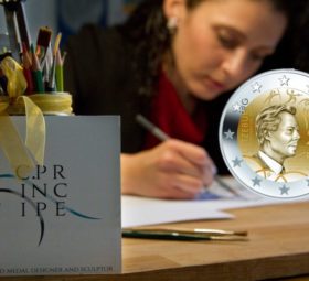 CHIARA PRINCIPE designer of the latest Luxembourg €2 coin