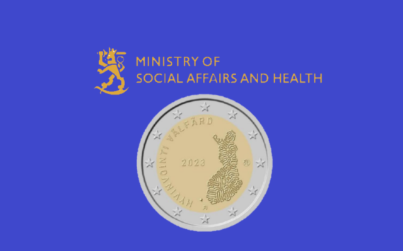 2023 finnish €2 coin dedicated to social  and health services