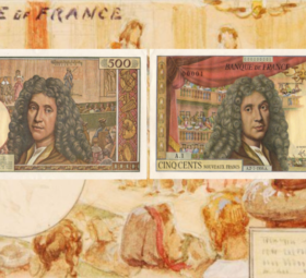 History of the 500 francs MOLIERE type 1959 of Jean LEFEUVRE
