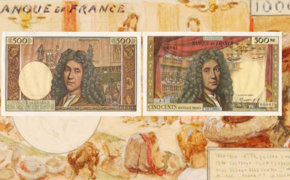 Histoire du 500 francs MOLIERE type 1959 de Jean LEFEUVRE