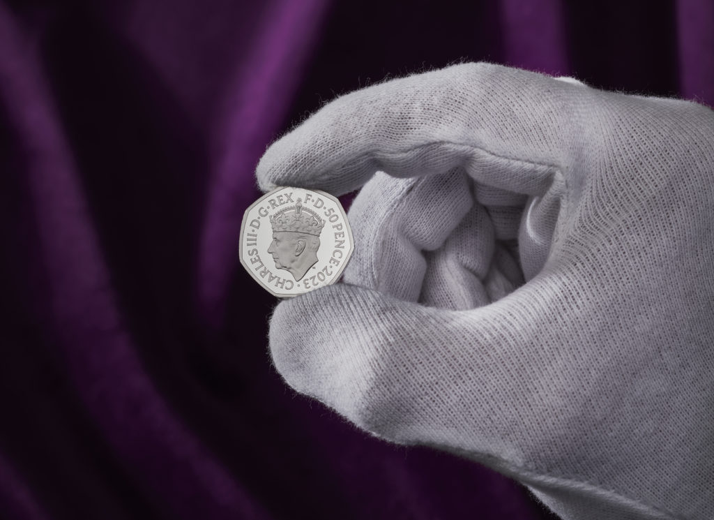 Charles III upcoming Coronation 50p and £5 coins