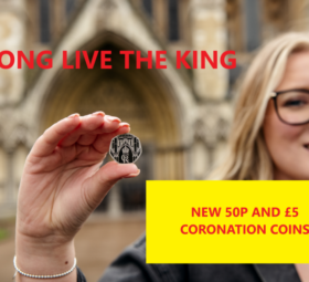 Charles III upcoming Coronation 50p and £5 coins