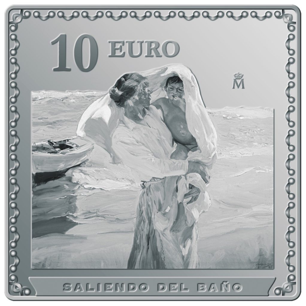 100th Anniversary of JOAQUIN SOROLLA coins struck by FNMT