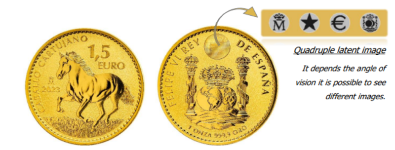 2023 Horse bullion coin by spanish mint FNMT