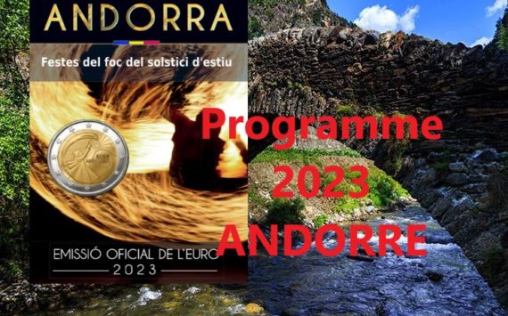 Programme numismatique de la principauté d’Andorre 2023