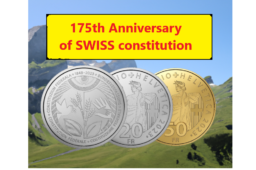 Gold and Silver Coins – 175 years of the Swiss Constitution