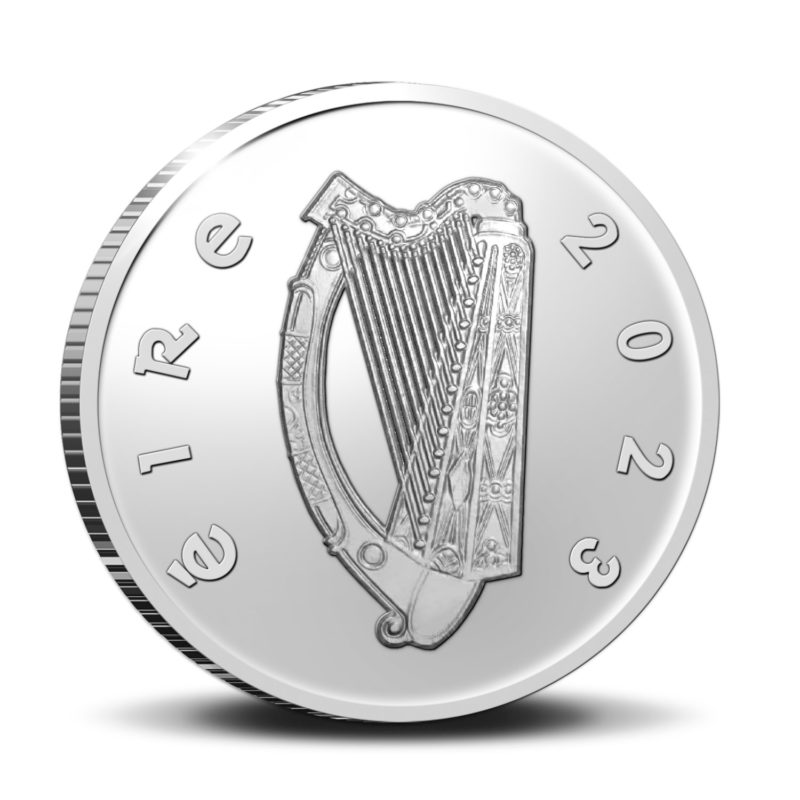 15€ 2023 en argent célébrant l'équipe de foot féminine irlandaise