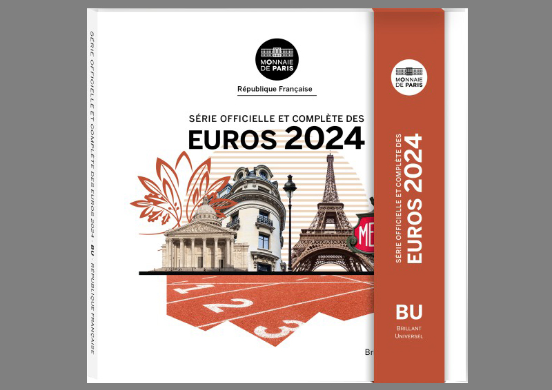 Blister BU Coffret BE Euro FRANCE 2024 – Nouvelle face nationale